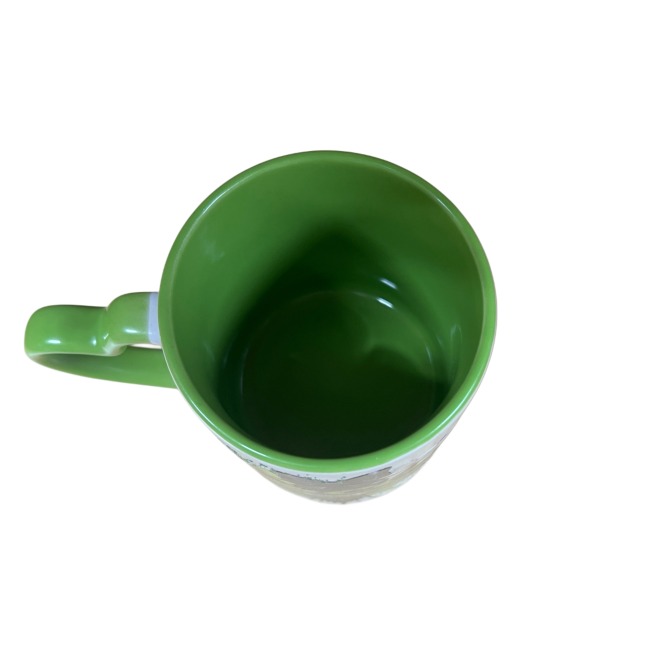 Tasse 330ml Herzgriff grün - Design MCCPlanet